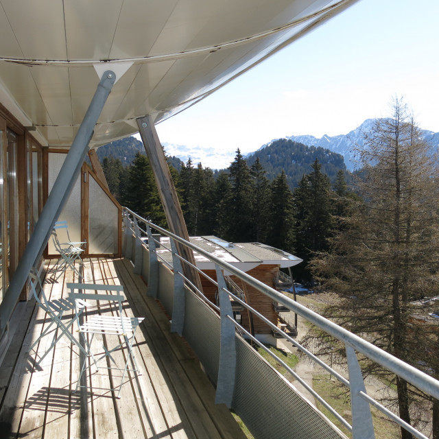 Extérieur balcon Les Sorbiers A32 Chamrousse