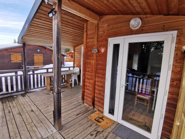 Extérieur terrasse Le Chalet des Cimes 38 Chamrousse