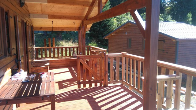 Extérieur terrasse Le Chalet des Cimes 4 Chamrousse