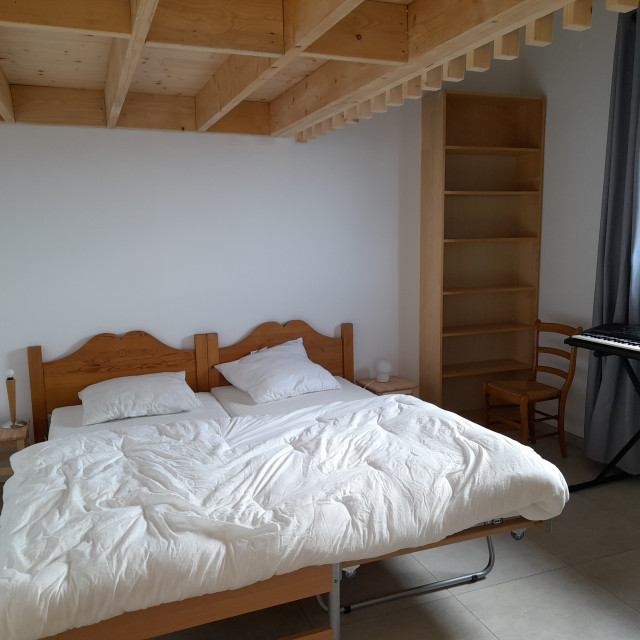 Intérieur chambre 2 chalet nounours Chamrousse