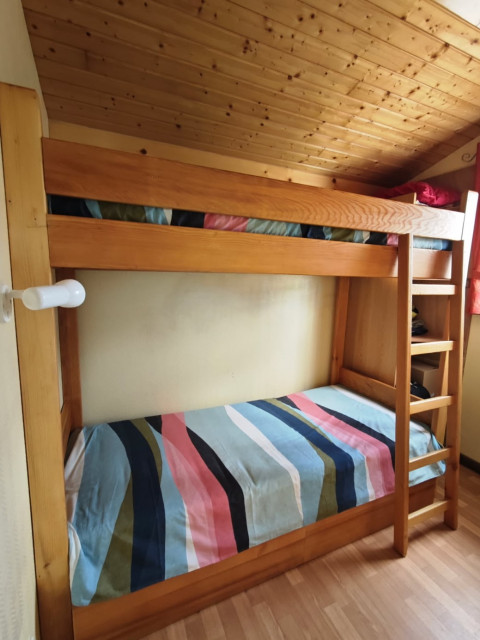 Intérieur chambre 2 lits superposés Chamrousse Intérieur chambre 2 lits superposés Chamrousse