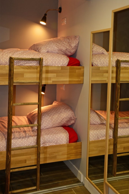 Intérieur chambre 2 lits superposés Les Gentianes 1 Chamrousse