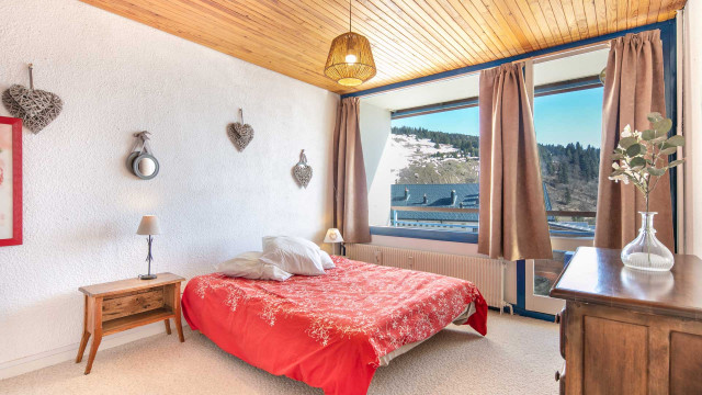 Intérieur chambre 2P6 le Chamois 304 Chamrousse