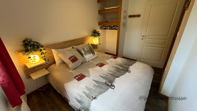 Chamrousse reservation rental apartment 2 rooms cabin 6 people studio 41m² villages du bachat ski resort mountain grenoble isère alps France