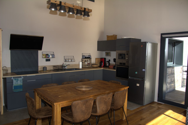 Intérieur cuisine chalet cocooning Chamrousse Intérieur cuisine chalet cocooning Chamrousse