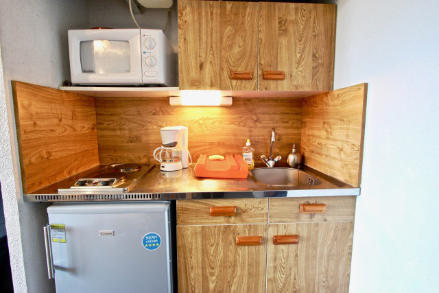 Intérieur cuisine Les Marmottes 214 Chamrousse