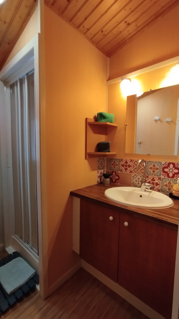 Intérieur salle de bain Chalet des cimes 37 Chamrousse