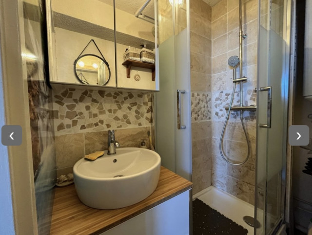 Intérieur salle de bain L'Edelweiss 610 Chamrousse