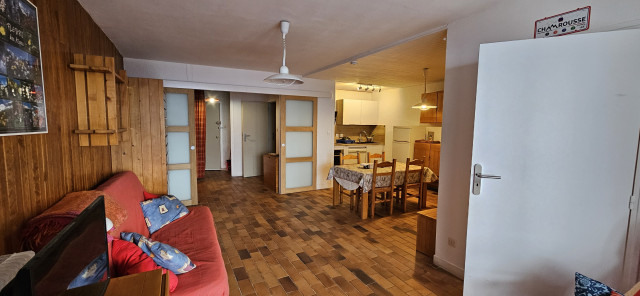 Intérieur salon séjour 2P8 Motel 19 Chamrousse