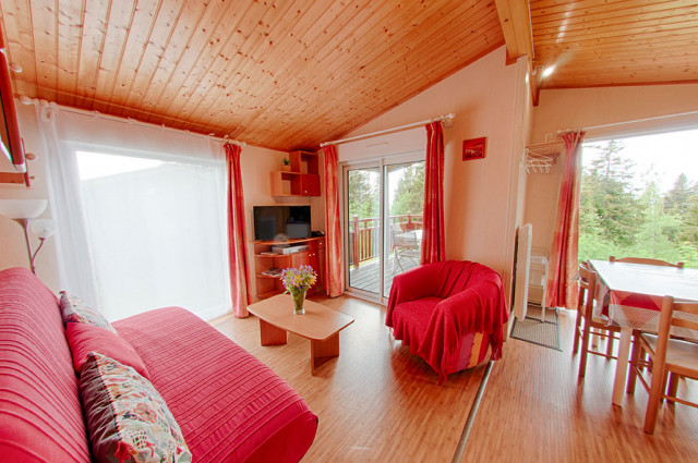 Intérieur salon séjour Le Chalet des Cimes 19 Chamrousse