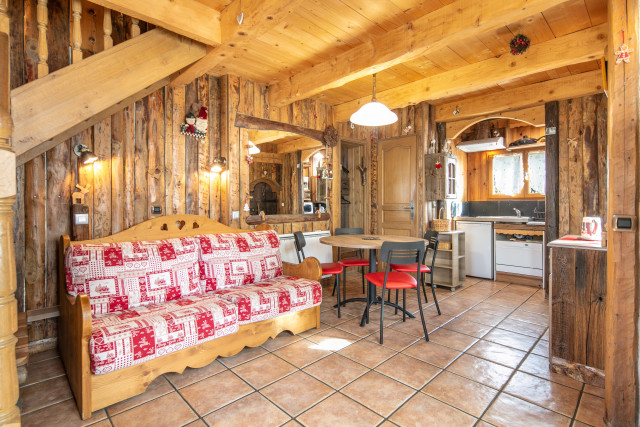 Intérieur salon séjour Les Embrunes Chamrousse