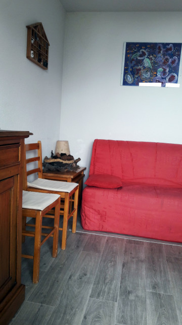 Intérieur salon séjour Les Marmottes 414 Chamrousse