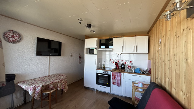 Intérieur salon séjour Panoramic 202 Chamrousse