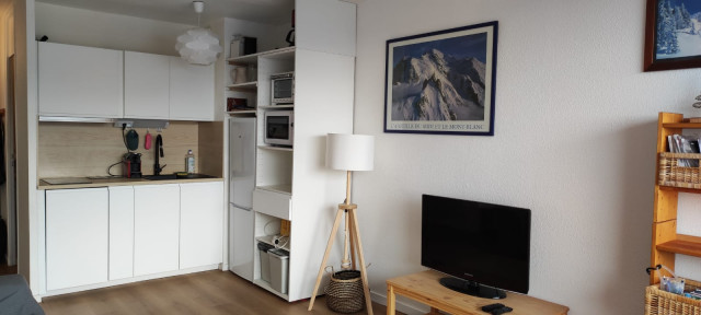 Intérieur salon séjour studio cabine 4 Eterlou 508 Chamrousse