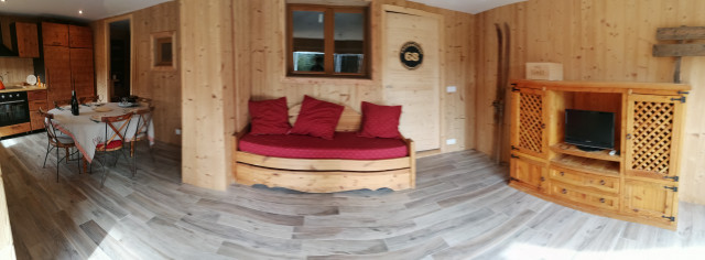 Intérieur salon séjour valhalla Chamrousse