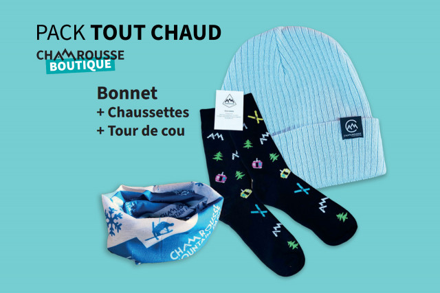 Souvenir-Geschenkset für Kinder, Warmes Winter-Set, Shop des Fremdenverkehrsamts Chamrousse