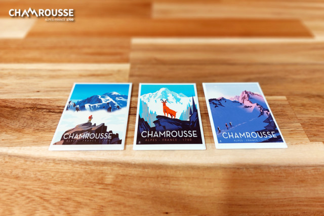 Chamrousse fridge magnet souvenir gift shop ski resort mountain grenoble isere french alps france
