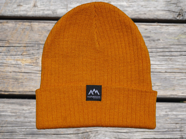 Nouveau bonnet Chamrousse orange