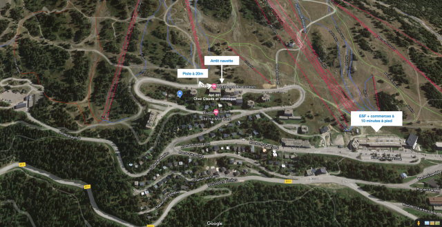 Plan du chalet Le chalet le Cembro Chamrousse
