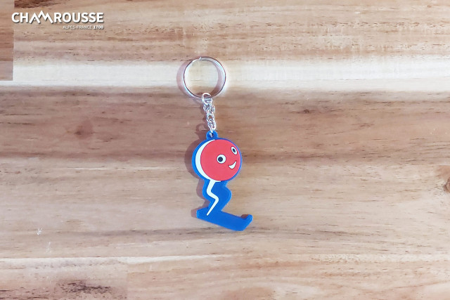 Chamrousse porte-clé clef schuss jeux olympiques jo 1968 boutique souvenir cadeau station ski montagne grenoble isère alpes france
