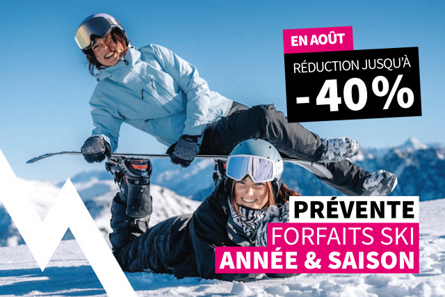 Chamrousse prévente août forfait ski saison / année hiver 2026 2027 station montagne grenoble isère alpes france
