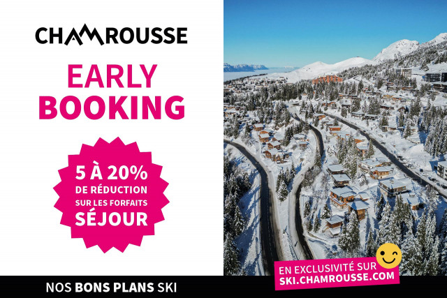 Promotion forfait ski early booking Chamrousse