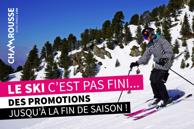 Promotions ski mars avril Printemps Chamrousse