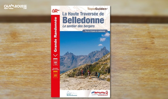 Belledonne mountain long-distance hiking trail GR738