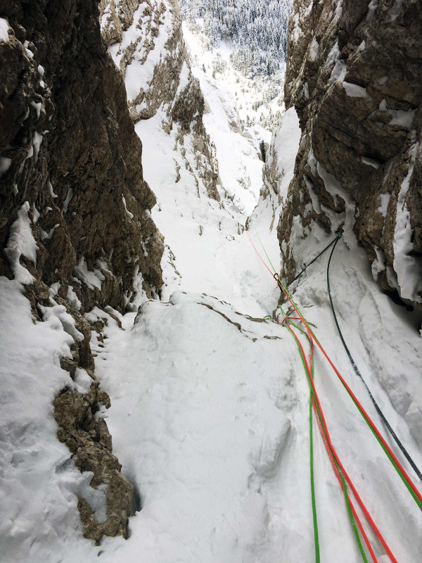 Initiation alpinisme hivernal