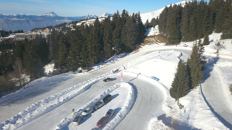 Chamrousse ice driving course