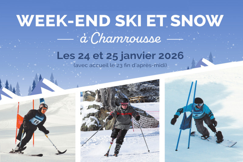 Week-end ski et snow adapté ADEPA Chamrousse