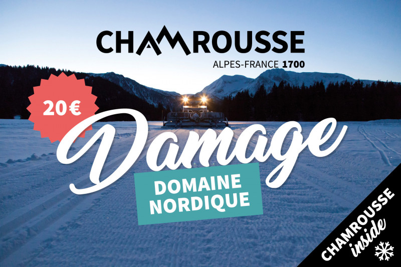 Expérience Damage domaine nordique Chamrousse