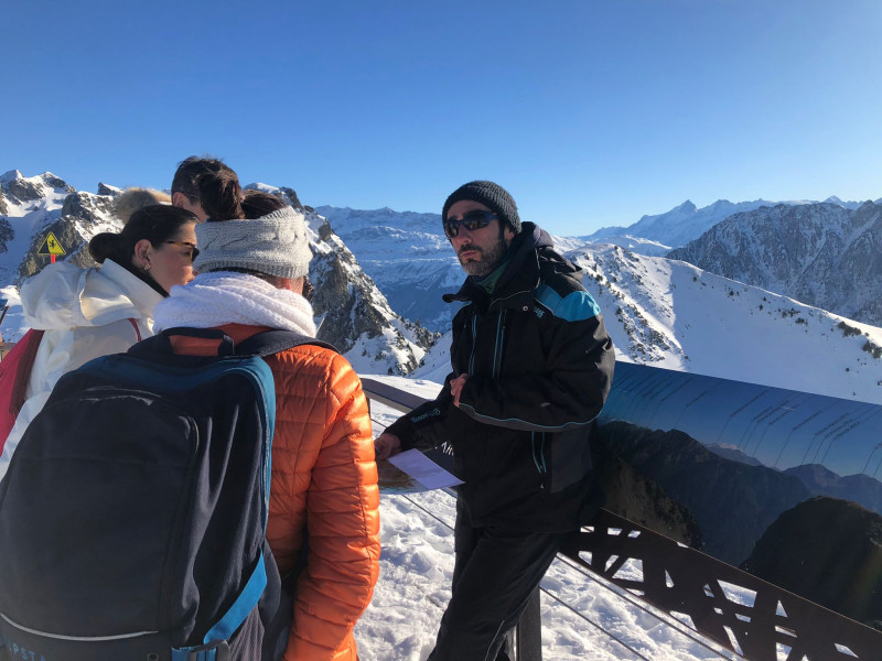 Entdeckung des Gipfels von Chamrousse