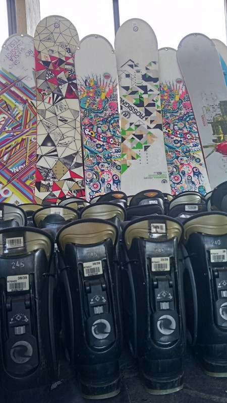 Chamrousse ski recycling collection