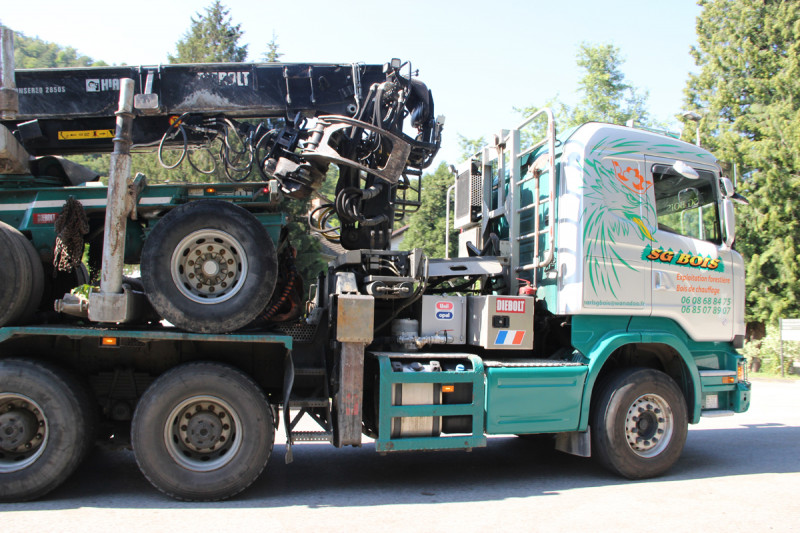 Truck and mountain festival