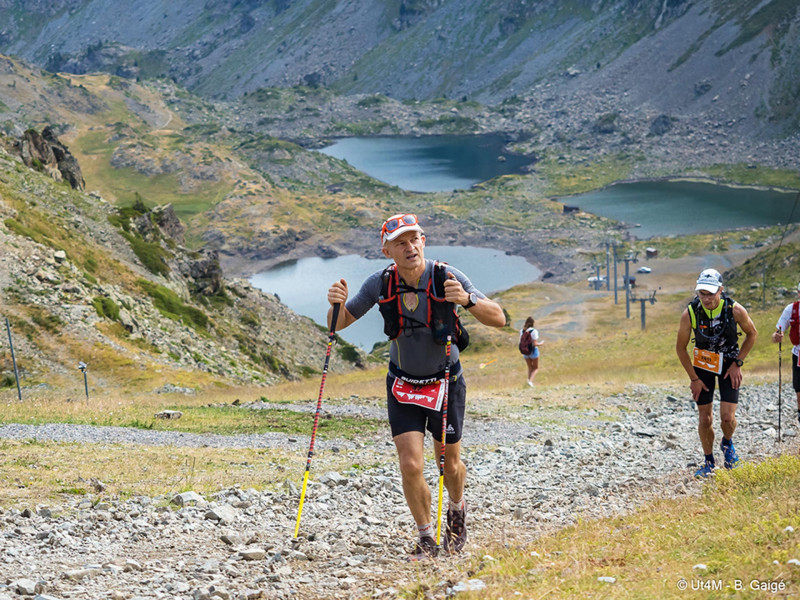 Trail Ut4M passage lacs Robert Chamrousse