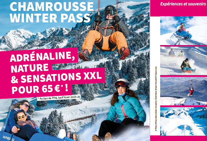 Carte multi-activités hiver - Chamrousse winter pass