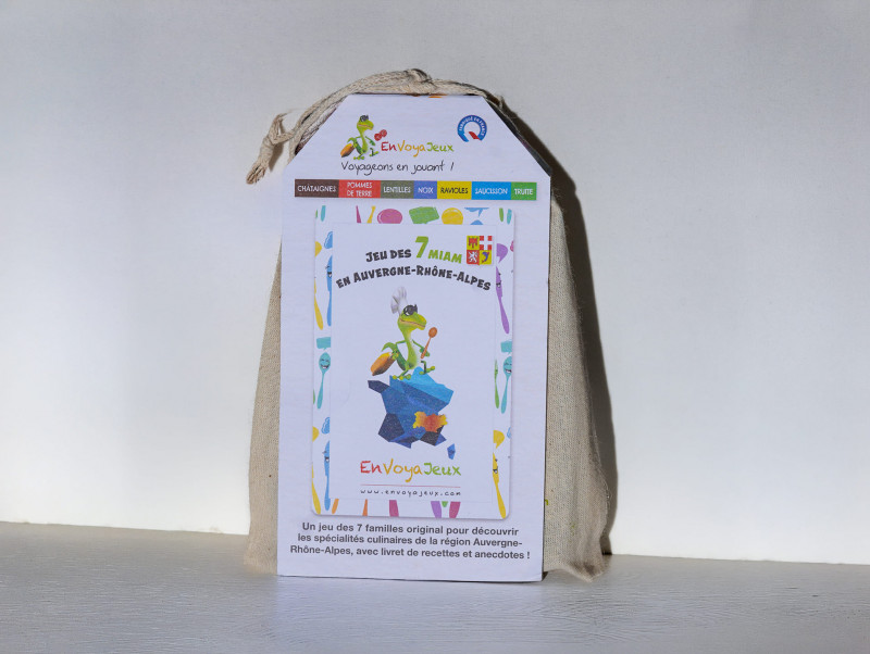 Jeu carte 7 familles gastronomie région Chamrousse