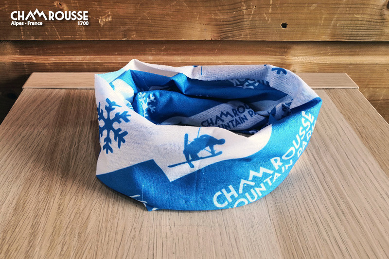 Chamrousse gift shop souvenir neck band mountain resort isere french alps france