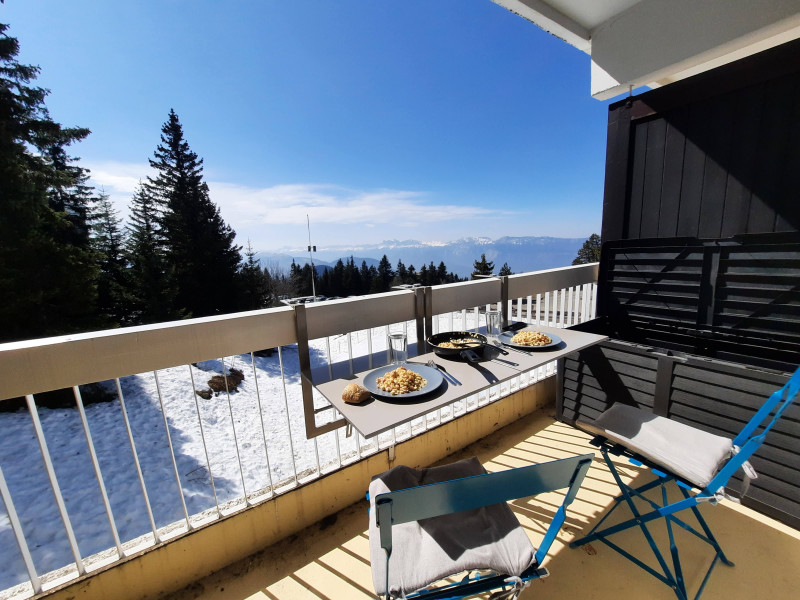 Chamrousse réservation location appartement studio 4 personnes 27m² Le Bellevue 219 station ski montagne grenoble isère alpes France