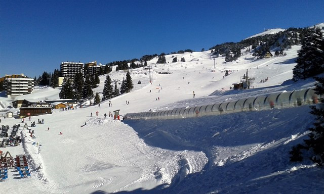 Chamrousse réservation location appartement studio cabine 4 personnes 28m² Le Bellevue 424 station ski montagne grenoble isère alpes France