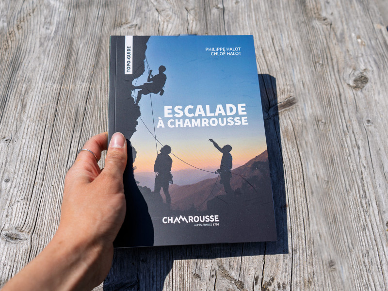 Guide plan voie escalade Chamrousse