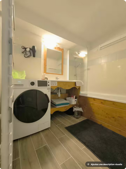 Intérieur salle de bain Le Sorbier C02 Chamrousse