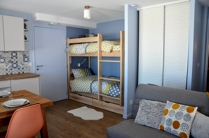 Chamrousse réservation location chalet studio, 4 personnes 25m² Le chalet le cembro station ski montagne grenoble isère alpes France