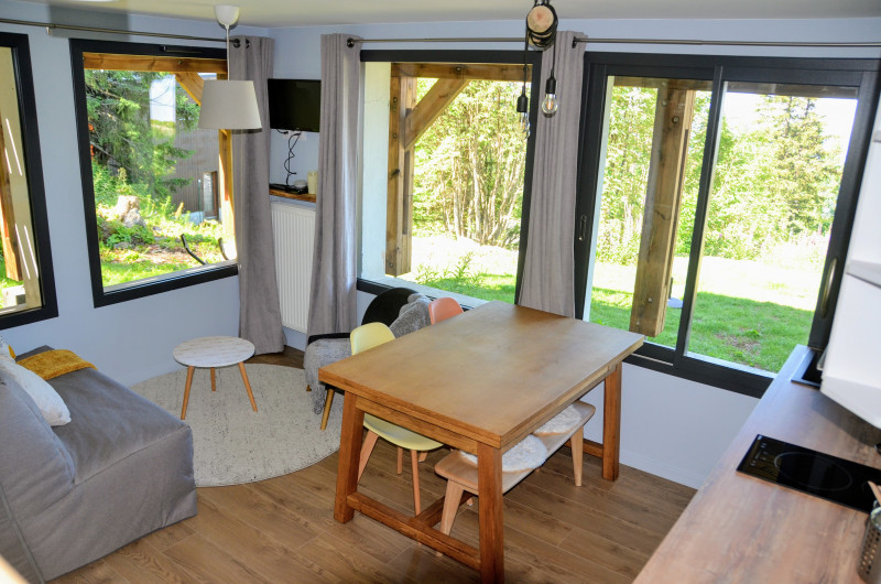 Chamrousse réservation location chalet studio, 4 personnes 25m² Le chalet le cembro station ski montagne grenoble isère alpes France