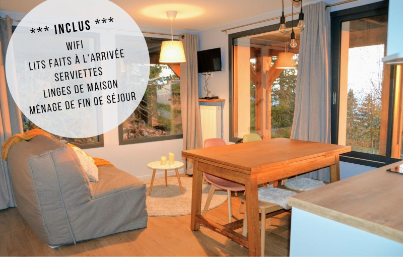 Chamrousse réservation location chalet studio, 4 personnes 25m² Le chalet le cembro station ski montagne grenoble isère alpes France