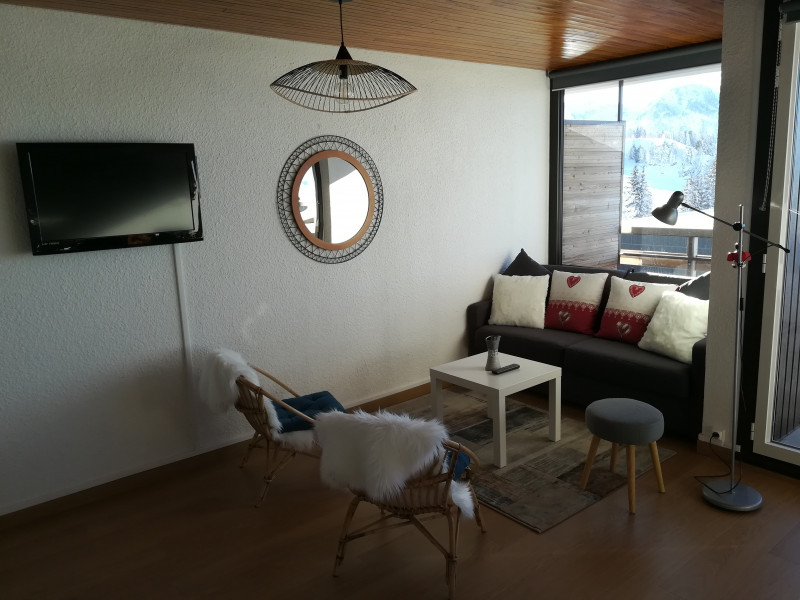 Chamrousse réservation location appartement 2 pièces 6 personnes 45m² Les Cytises 605 station ski montagne grenoble isère alpes France