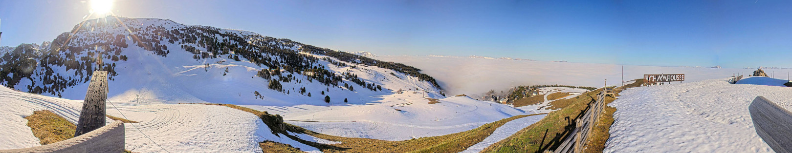 Webcam Chamrousse 1870 - Sommet Casserousse