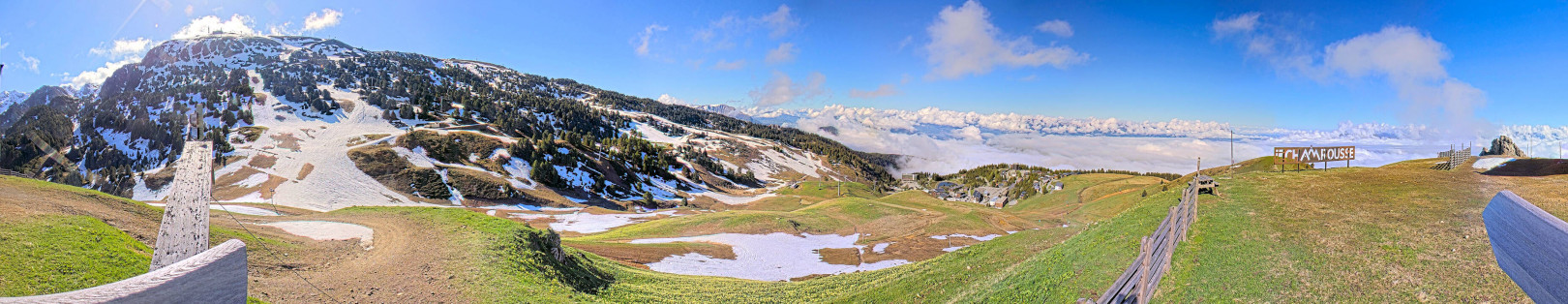 Webcam Chamrousse 1870 - Sommet Casserousse
