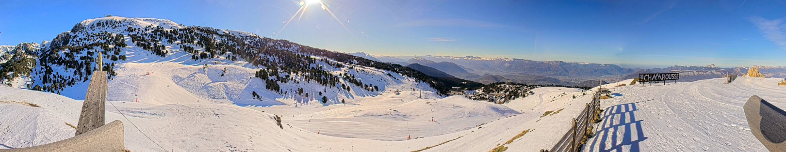 Webcam Chamrousse 1870 - Sommet Casserousse